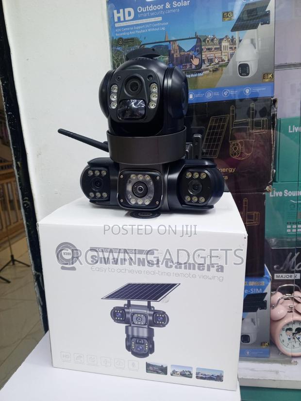 4g Sim Solar Security Camera PTZ Night Vision V380 - thumbnail 2