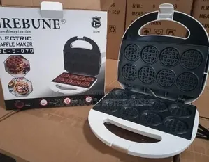 Waffle Maker ,Waffles Made Easy With the Rebune Round Electric Waffle