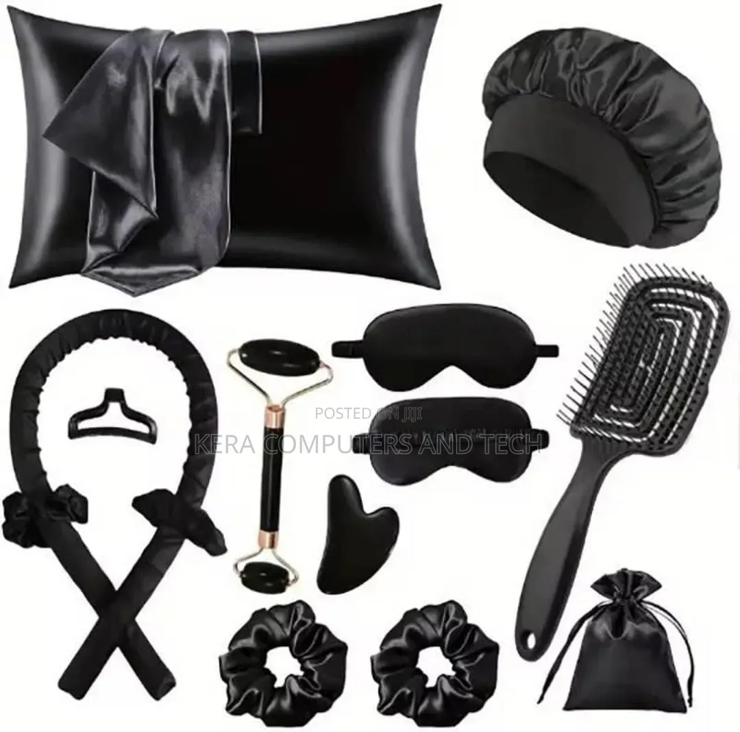 *13pcs Satin Silk Beauty Sleep Set