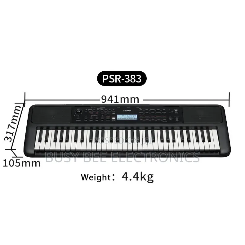 PSR-E383 E-373 Electronic Organ Yamahas Professional 61 Keys