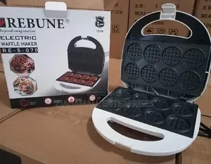 Rebune Waffle Maker Compact, Stylish Perfect for Everyday Use