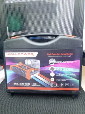 Portable Car Jump Starter Air Compressor Emergency Power Kit