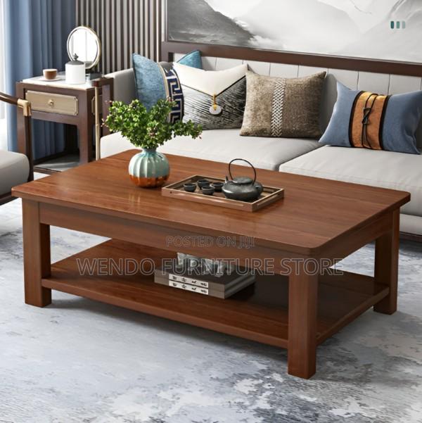 Coffee Table; Mahogany Executive Brown Elegancy Coffee Table - thumbnail 2