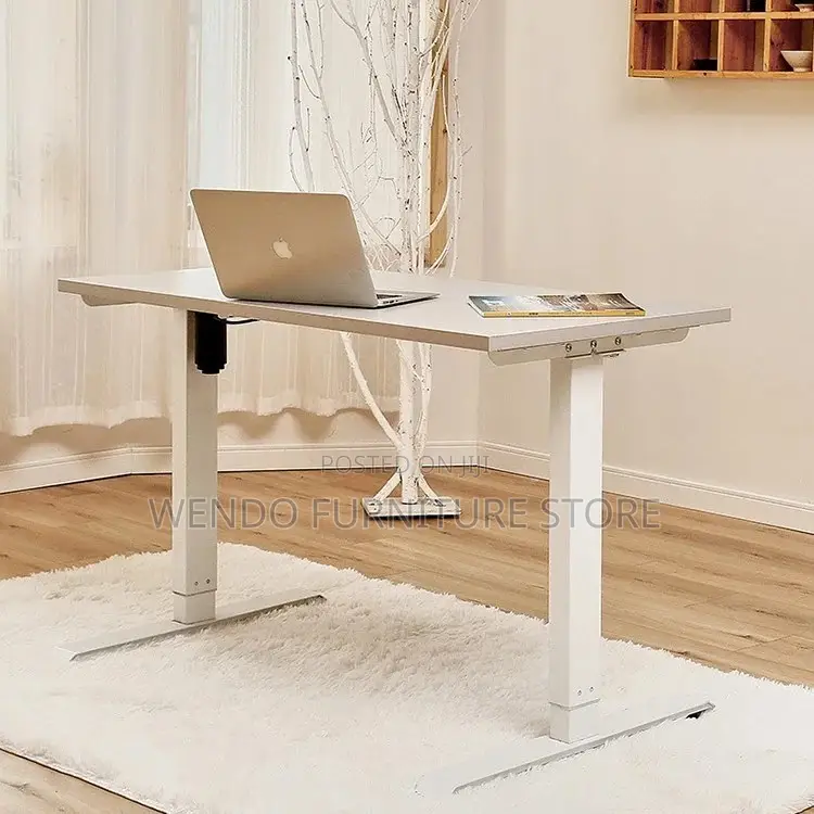 Office Desk; 1.4 Meters Adjustable Electric Flex Height Office Desk