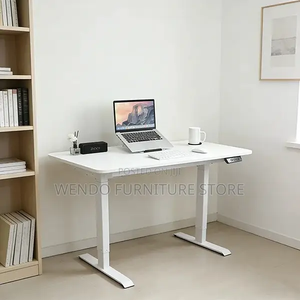 Office Desk; 1.4 Meters Adjustable Electric Flex Height Office Desk