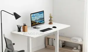 Office Desk; 1.4 Meters Adjustable Electric Flex Height Office Desk