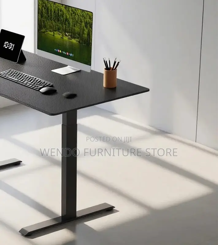 Office Desk; 1.4 Meters Adjustable Electric Flex Height Office Desk