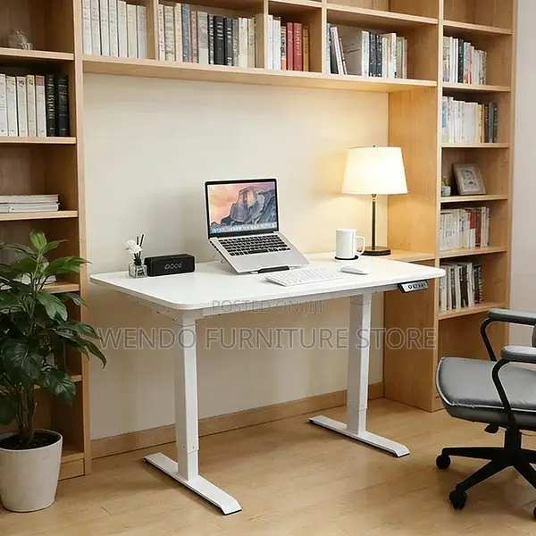 Office Desk; 1.4 Meters Adjustable Electric Flex Height Office Desk