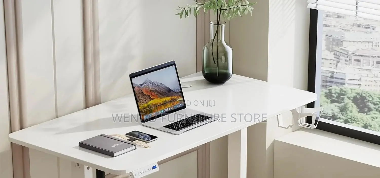 Office Desk; 1.4 Meters Adjustable Electric Flex Height Office Desk