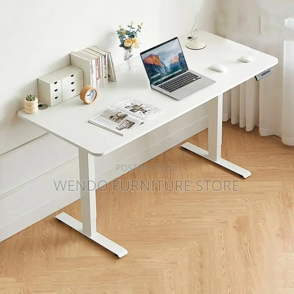 Office Desk; 1.4 Meters Adjustable Electric Flex Height Office Desk