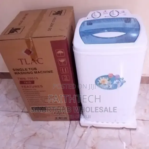 Tlac 7kg Single Tub Semi-Automatic Washing Machine Washer Top Load