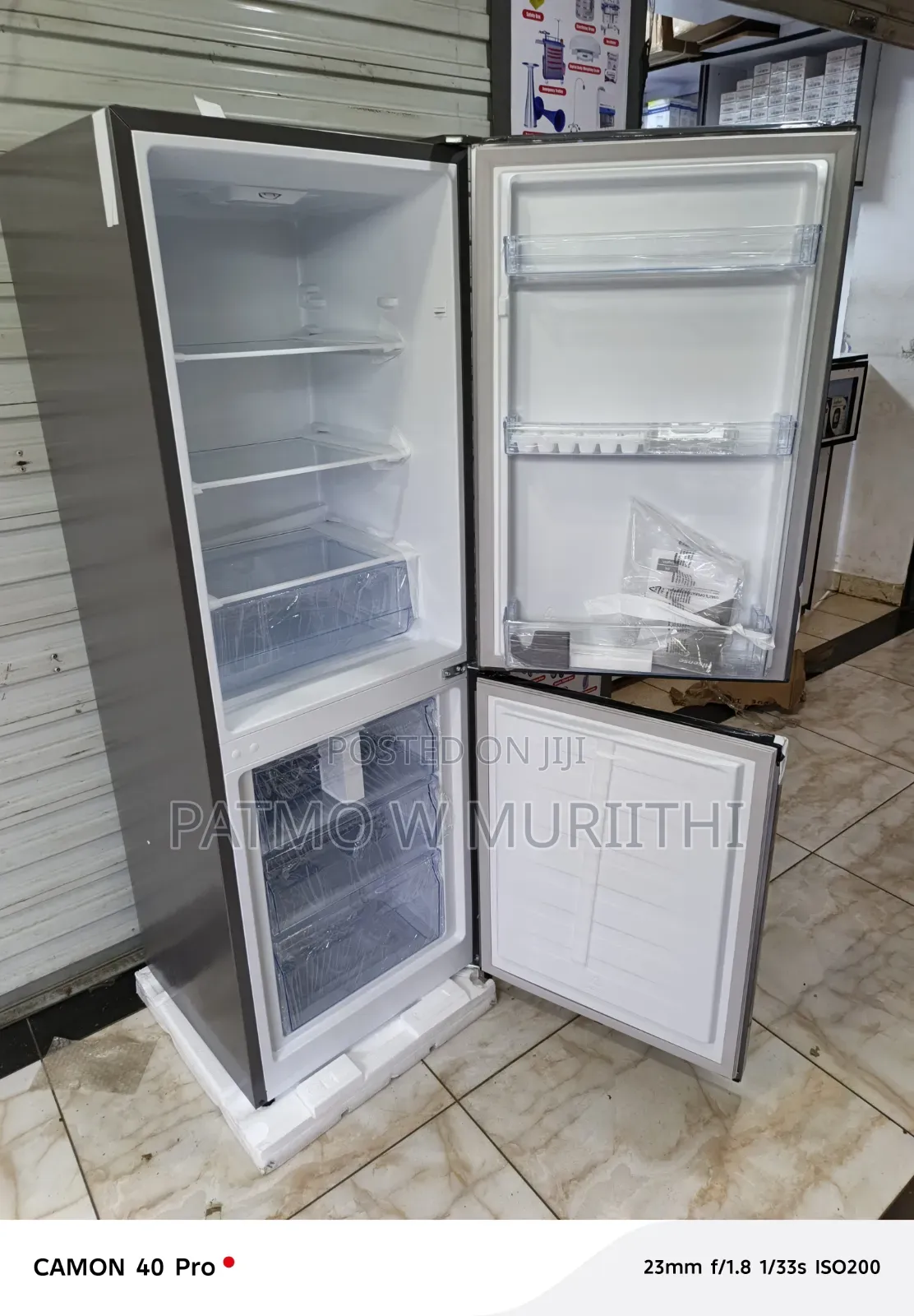 230 Litres Double Door Refrigerator With Bottom Freezer