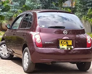 Nissan March 2011 Burgundy