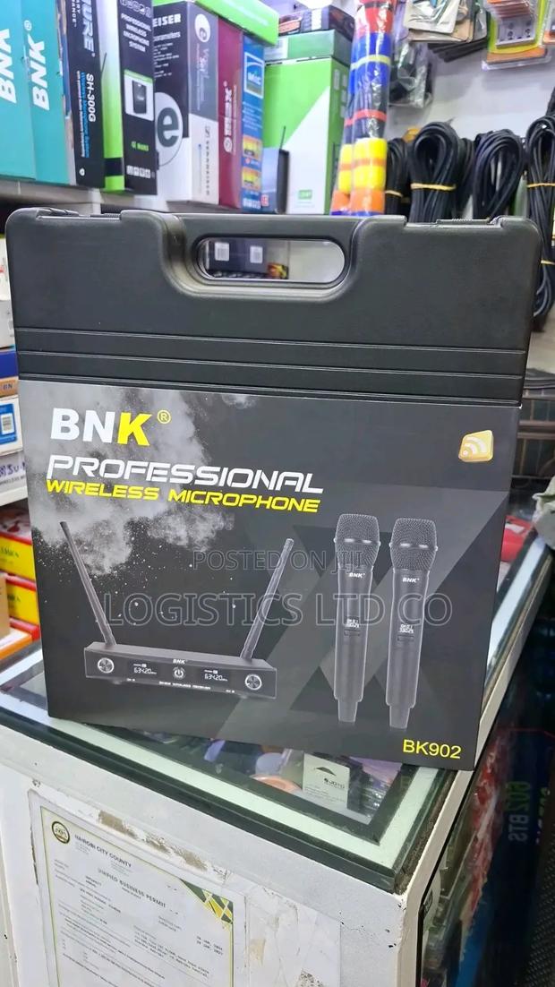 BNK Bk902 Uhf Dual 2 Channel Wireless Microphone System - main view