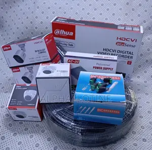 2mp CCTV Cameras Dahua CCTV 4 Camera Set Full Package Kit .