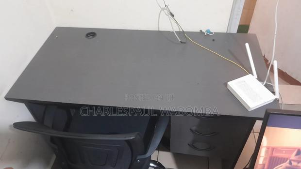 Office Desk and Mesh Chair