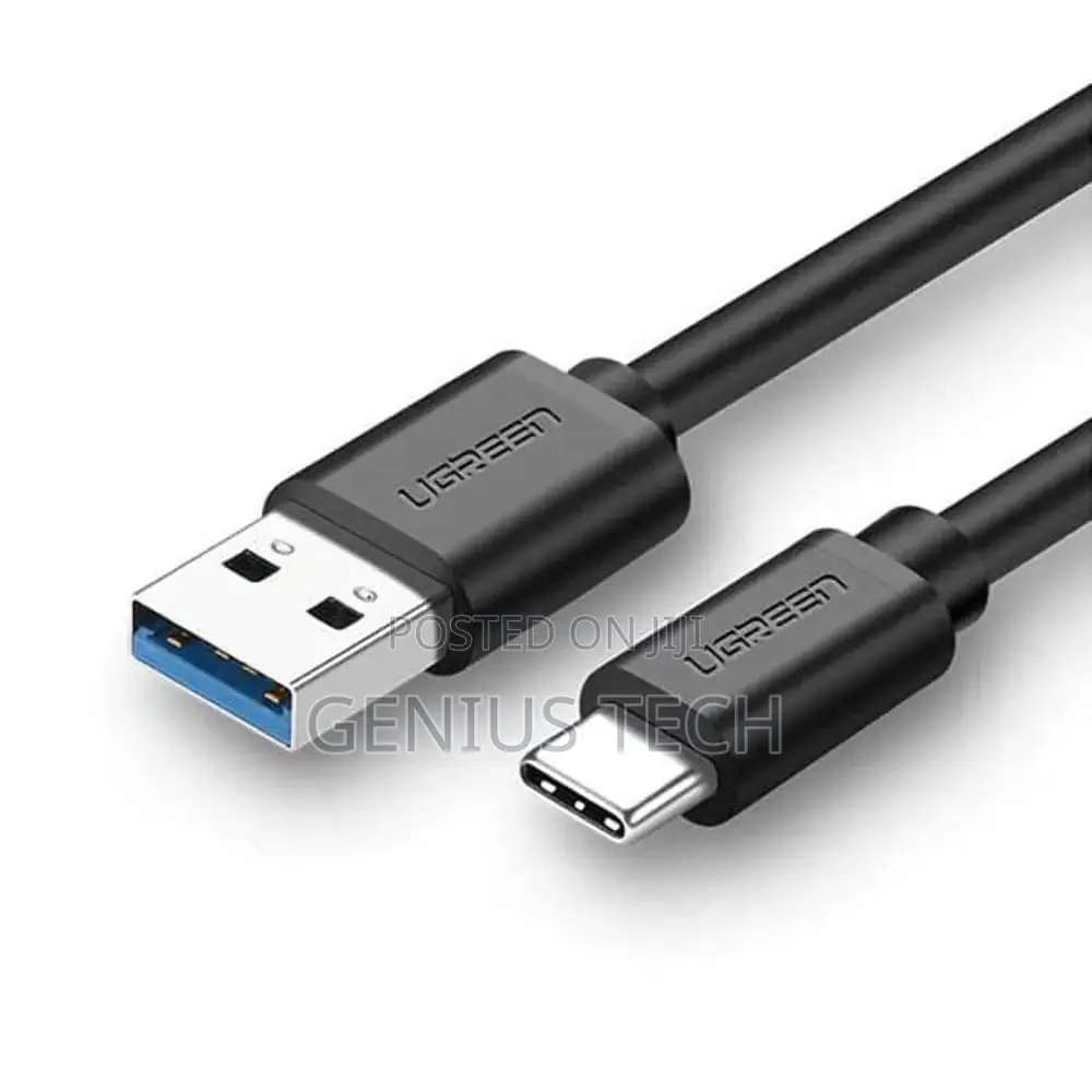 Ugreen Usb 3.0 a Male to Usb-C Male Cable 2m (Black) – Us184