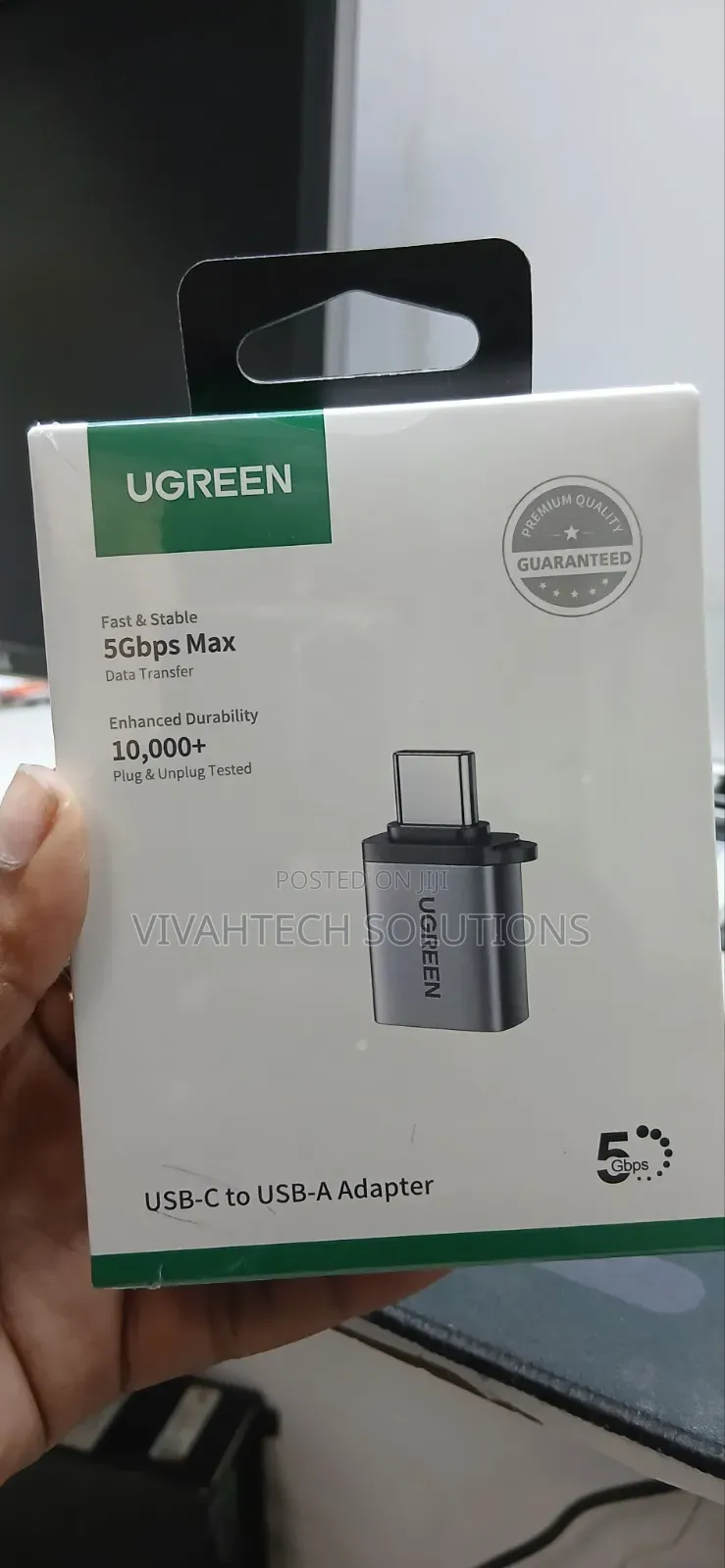 Us270 Ugreen Type C To Usb 3.0 A Adapter [ Space Grey]