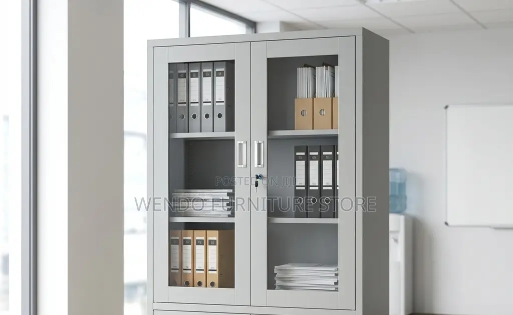 Office Cabinet; Steel 2 Doors Files and Documents Office Cabinet