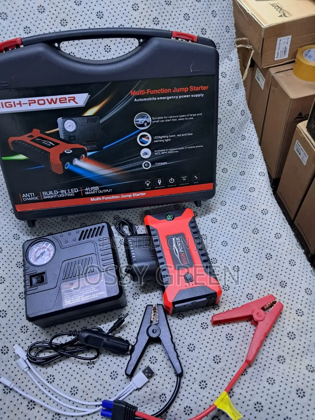 Emergency Portable Car Battery Booster Mobile Power Ban