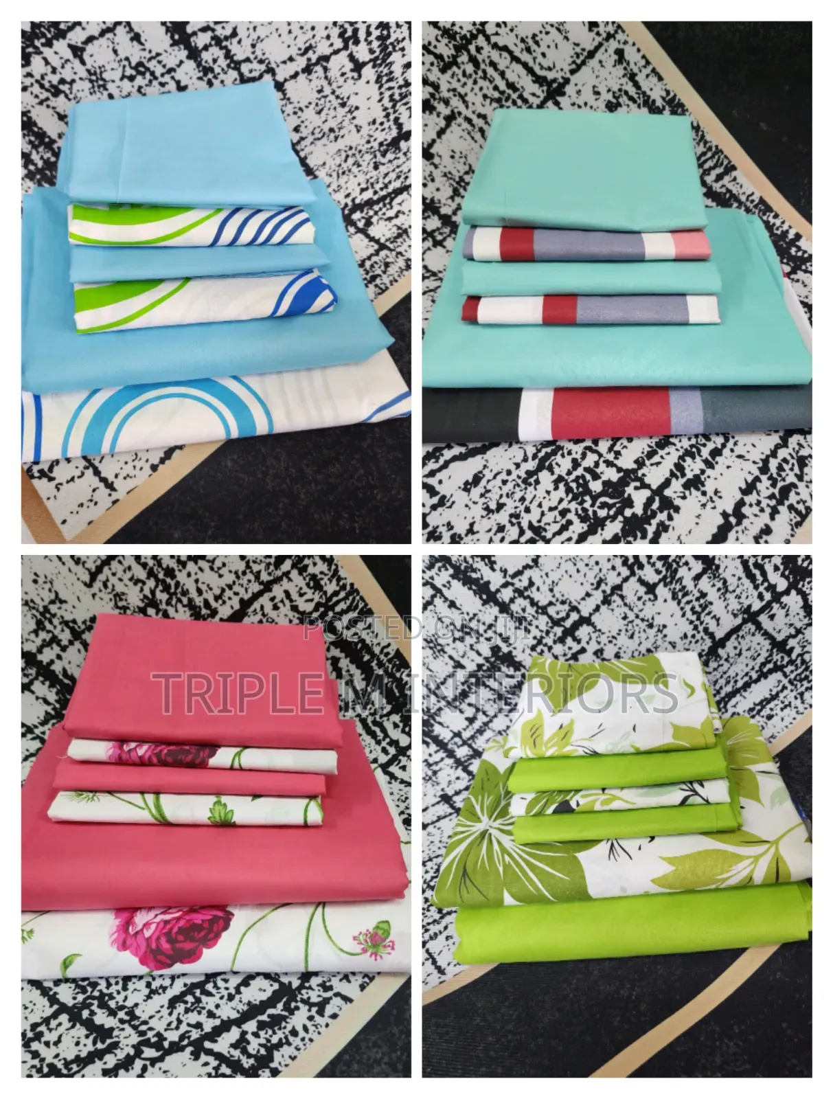 6 by 7 Fitted Mix and Match Durable Bedsheets