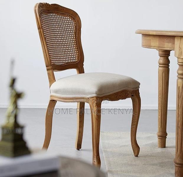 Dining Chair: Louis Style Plastic Dining Chair With Rattan Backrest - thumbnail 7