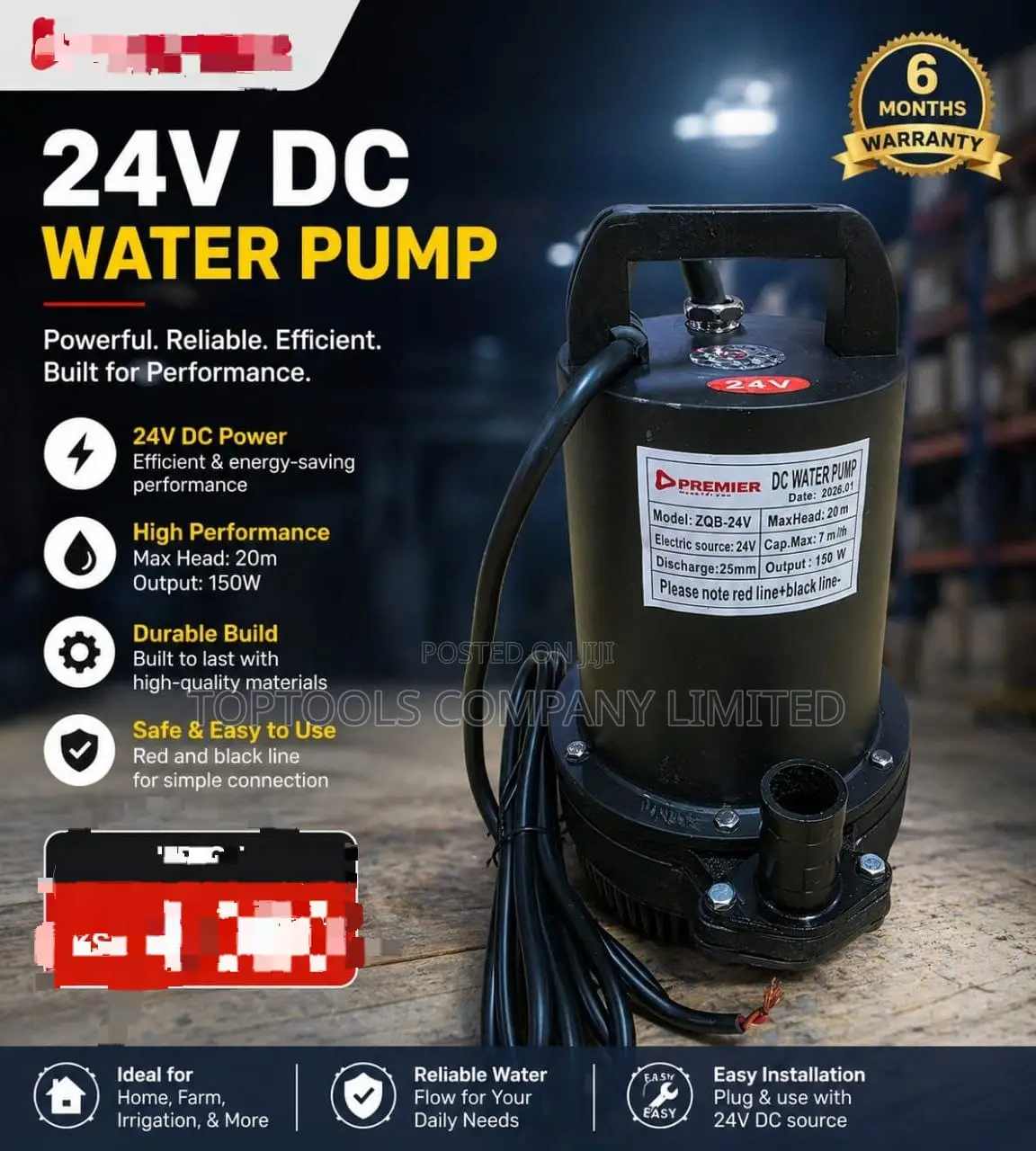 24volts Dc Solar Submersible