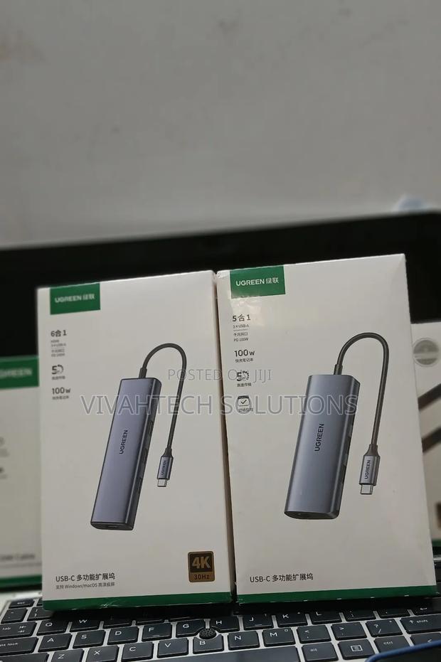 Cm512 Ugreen 6 in 1 Adapter Compatible With Macos Linux and Windows - main view