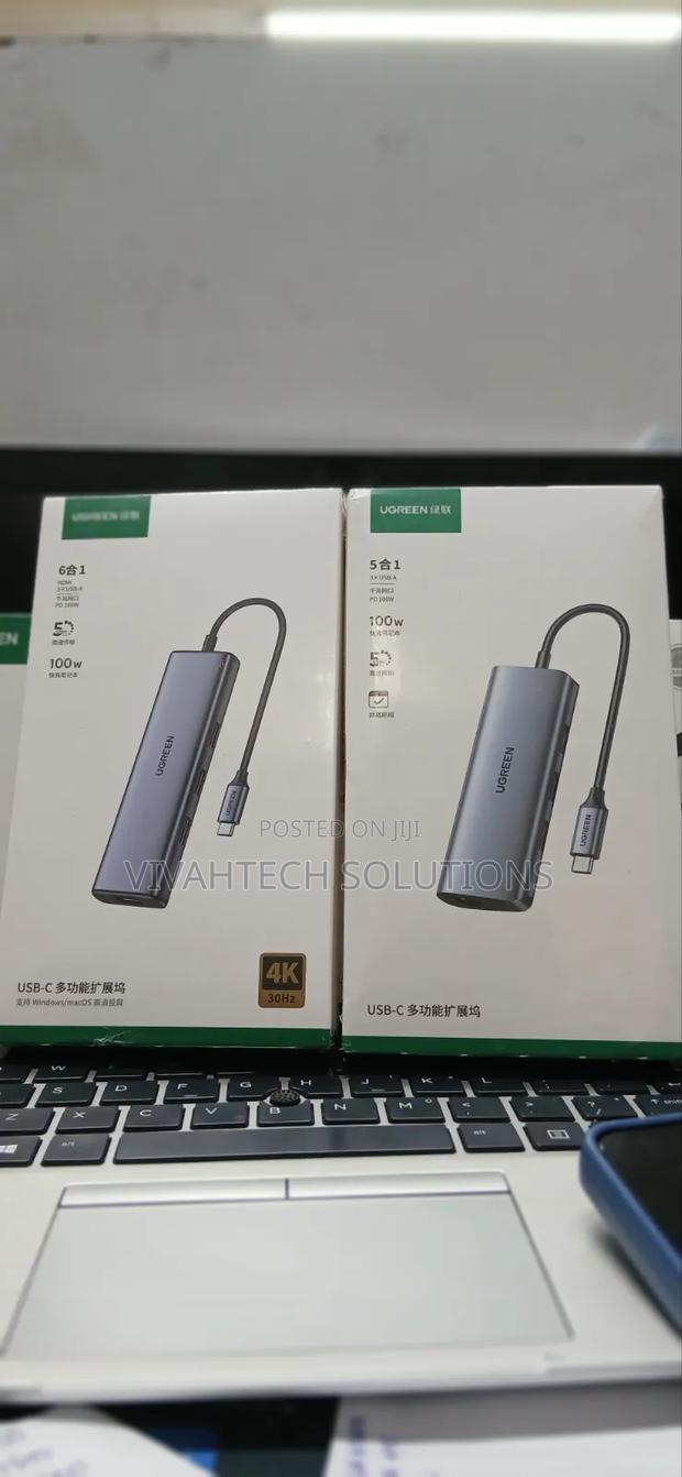 Cm512 Ugreen 6 in 1 Adapter Compatible With Macos Linux and Windows - thumbnail 2