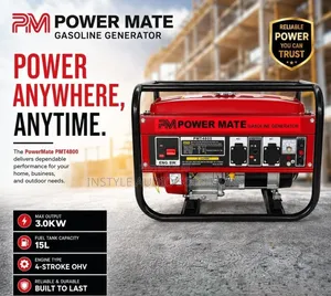 Powermate 3kva Rope Start Petrol Engine Generator