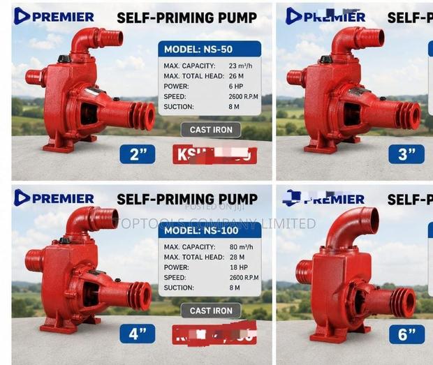 Self Priming Bare Pump 6hp