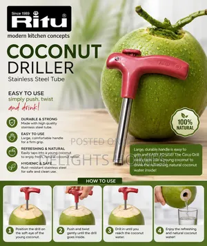 Ritu Stainless Steel Coconut Driller_b
