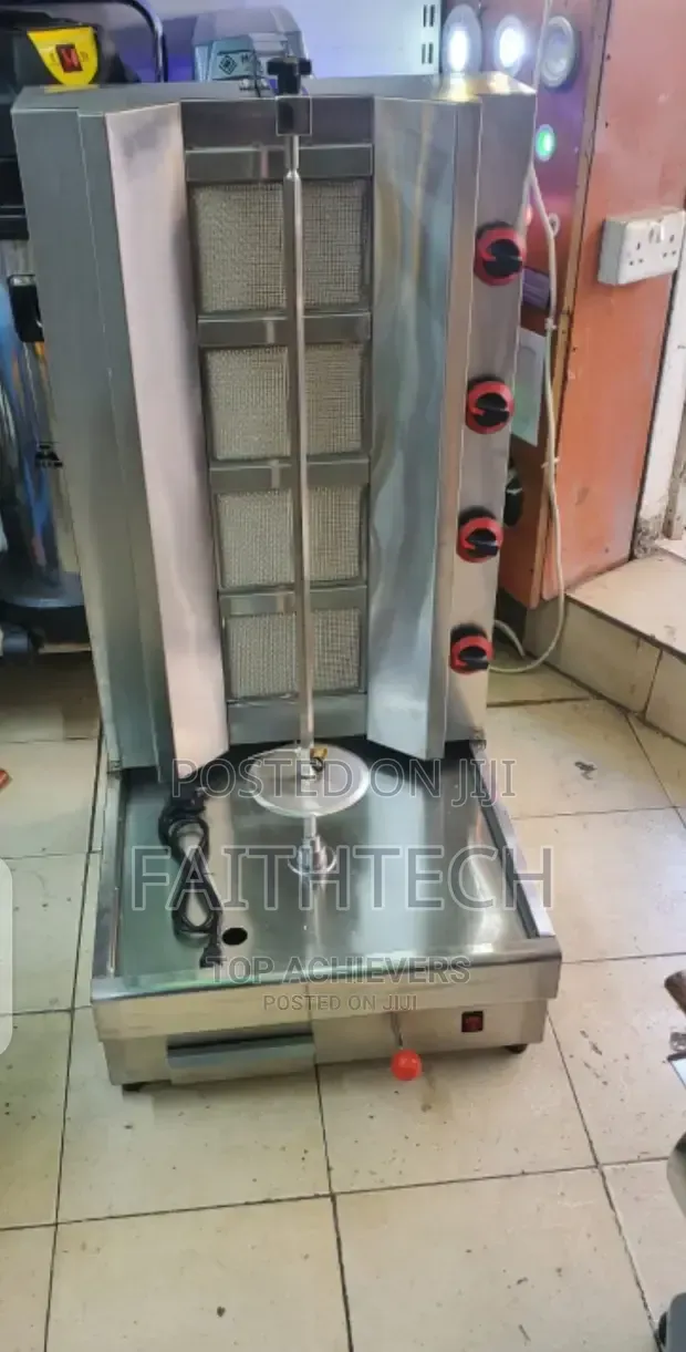 Commercial Shawarma 4 Gas Burner Machine