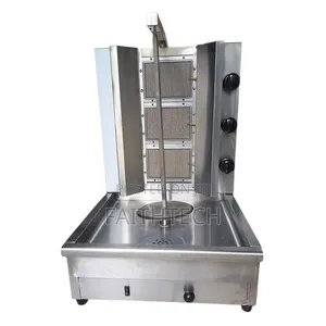 Commercial Shawarma 3 Gas Burner Machine