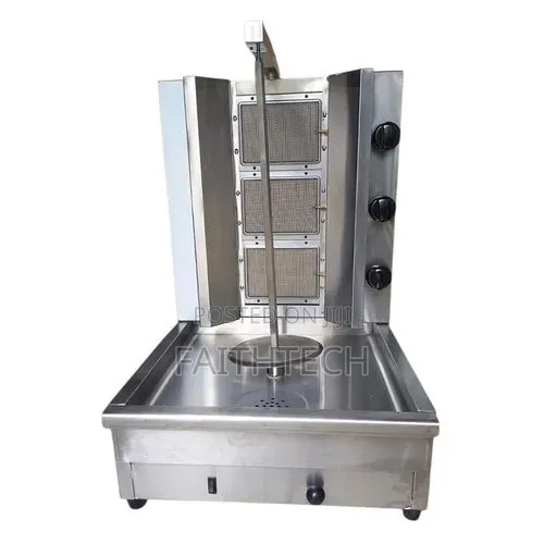 Commercial Shawarma 3 Gas Burner Machine