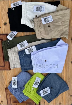 Quality Casual Linen Men Short Available Cotton Made