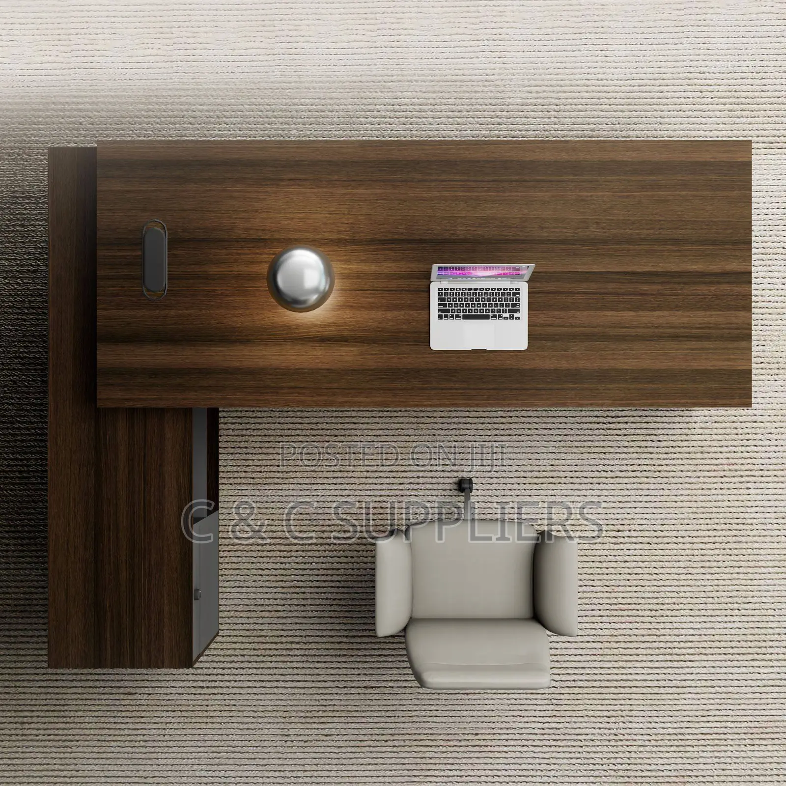 1.6 Meters L-Shaped Boss Office Desk