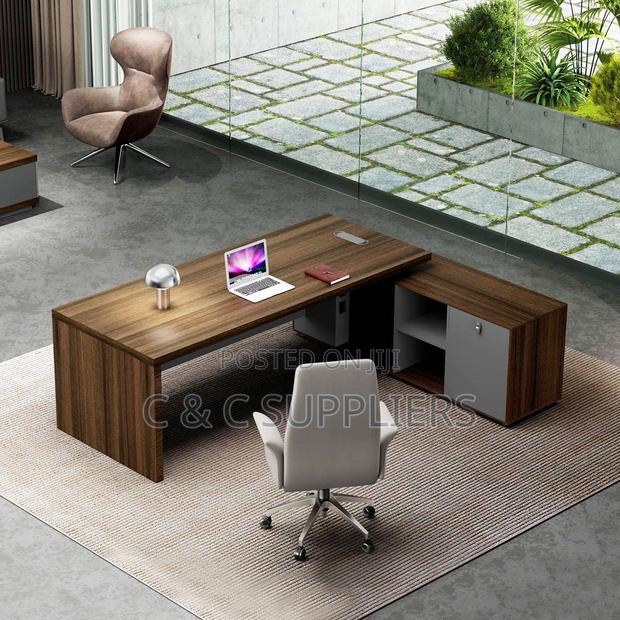 1.6 Meters L-Shaped Boss Office Desk - thumbnail 4