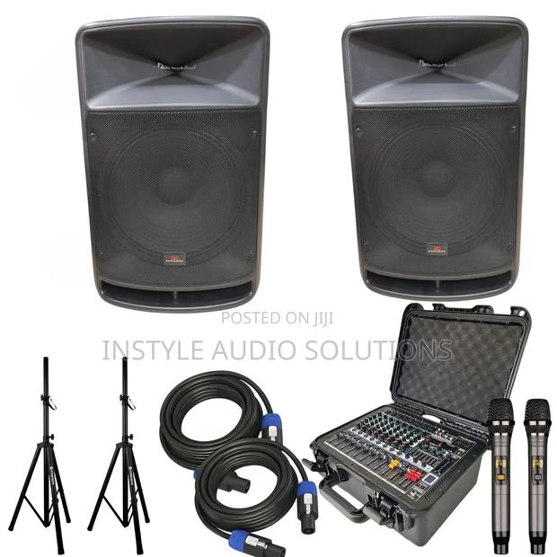 Portable Outdoor - Indoor Full Sound System - Wireless Microphone
