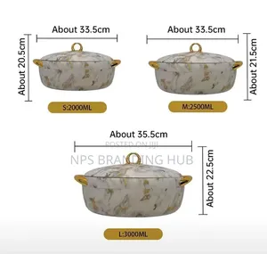 Nordic Insulated Hotpots Marble Effects A.O