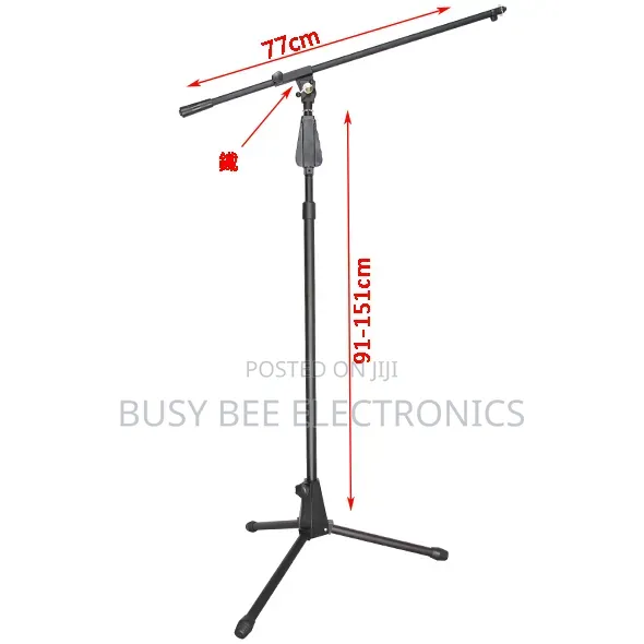 Professional High Quality Telescoping Boom Microphone Stand