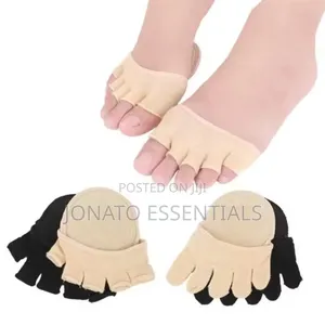 Forefoot Pads Five-toe Separator Metatarsal Cushion Socks