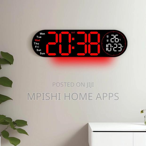17-Inch Led Digital Wall Clock - thumbnail 4