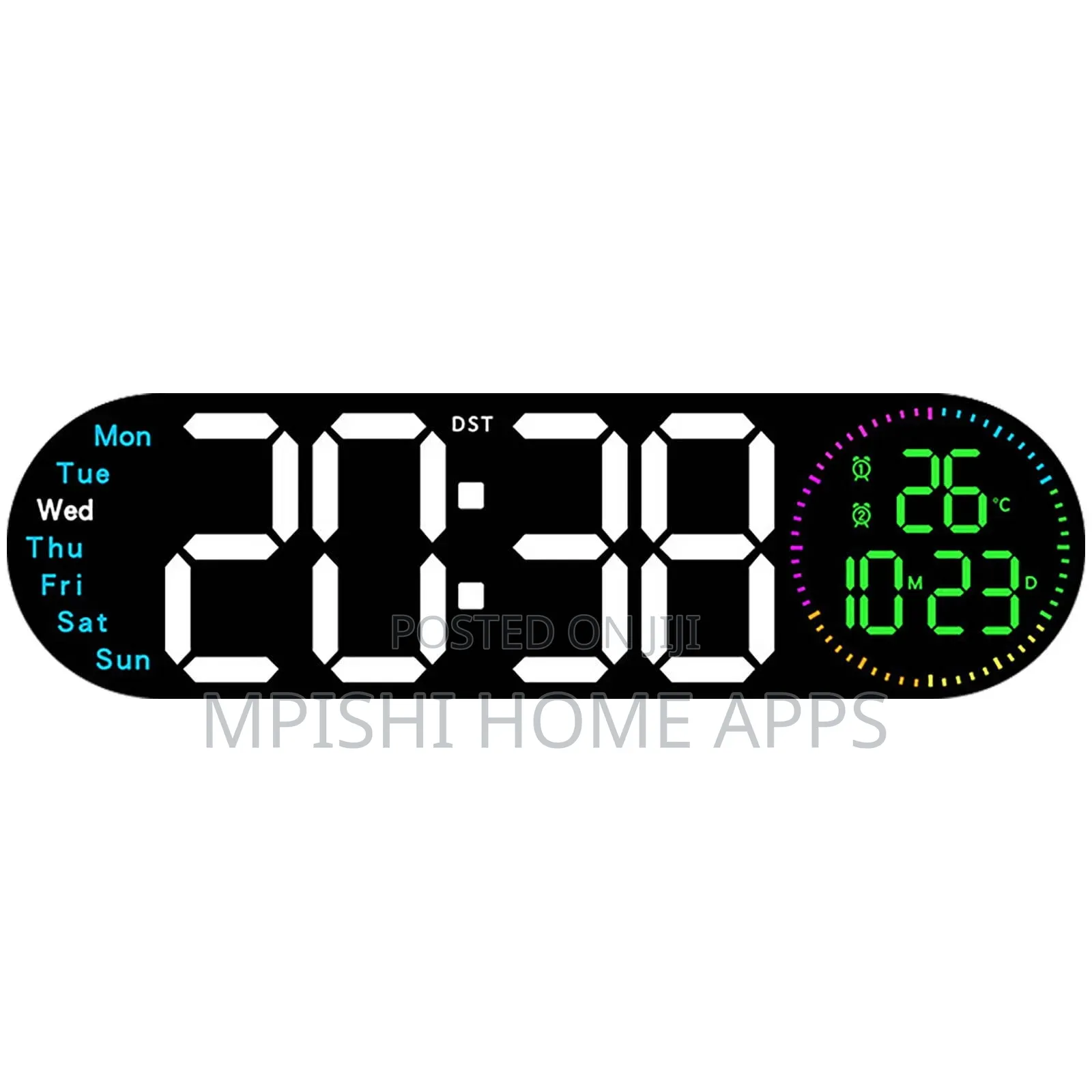 17-Inch Led Digital Wall Clock