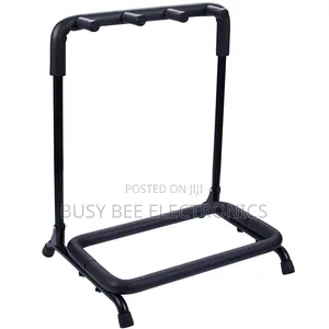 Adjustable Height Iron Guitar Floor Stand 3