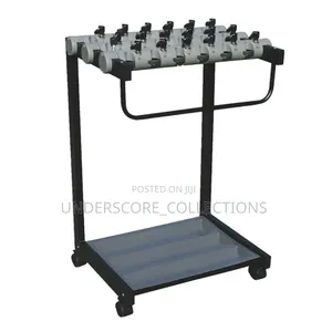 Commercial Umbrella Rack With a Secure Locking Mechanism