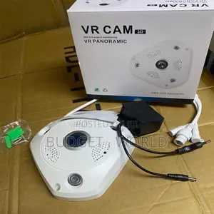 Vr Cam 1080p Wide-Angle Wi-Fi Camera With 360° Viewing Technology