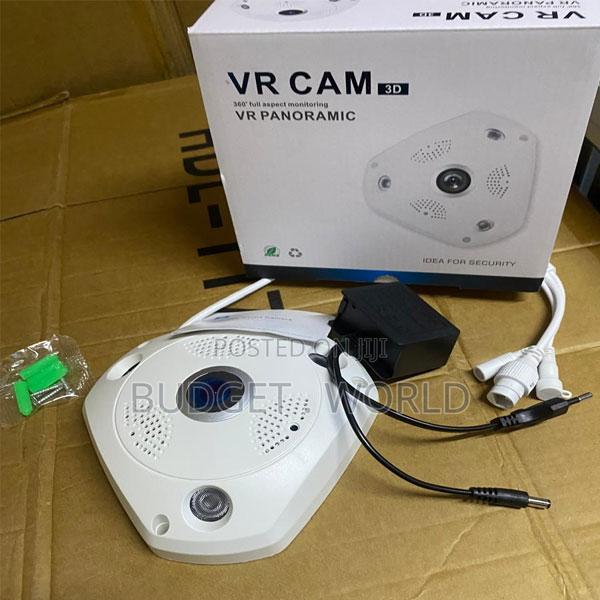 Vr Cam 1080p Wide-Angle Wi-Fi Camera With 360° Viewing Technology