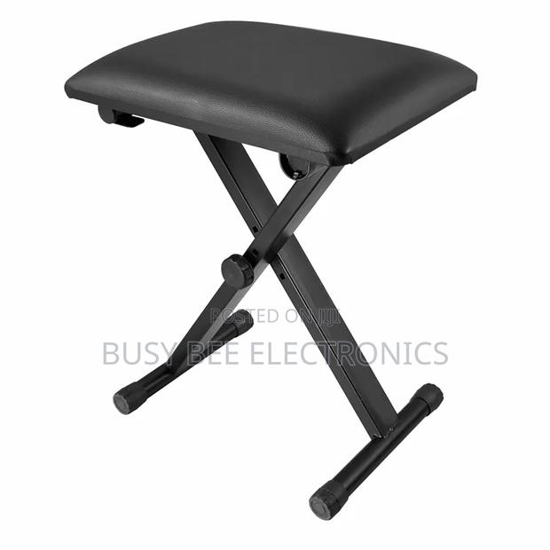 Adjustable X-Style Electronic Piano Bench - main view