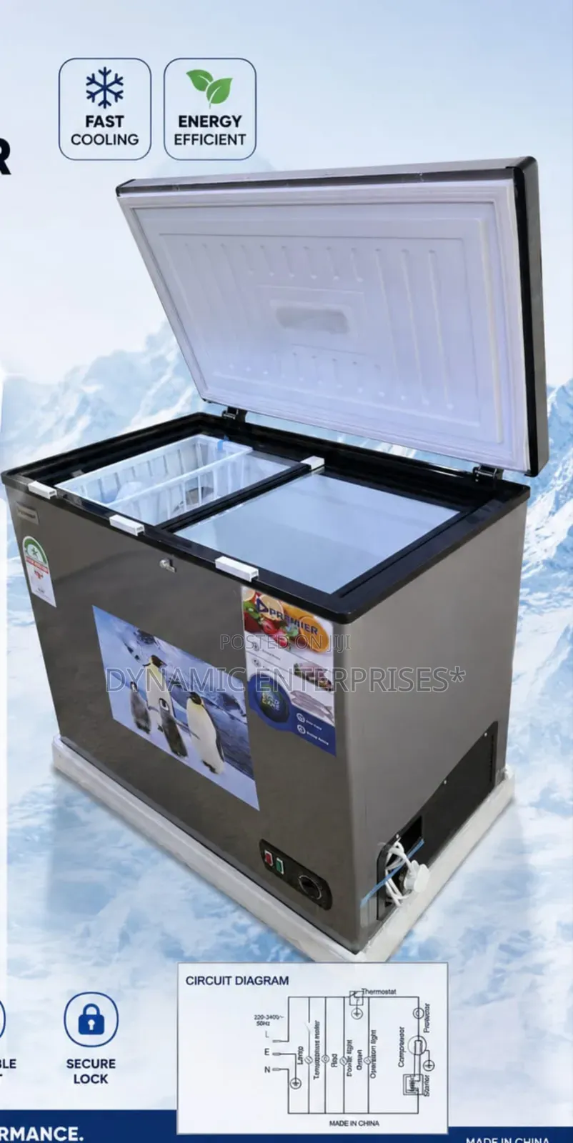Premier Chest Freezer 200l